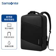 Samsonite（Samsonite）Backpack Computer Bag15.6Men's Business Backpack Travel Bag Laptop Bag BT6Black