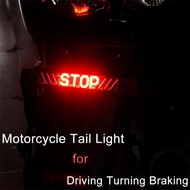 [Faster YG] 51 LED รถจักรยานยนต์ด้านหลังหยุดเบรกเปิดสัญญาณป้ายทะเบียนไฟ DRL