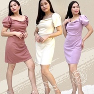 Clara Cowl Neck Civil Wedding Dress Cocktail Event Dress