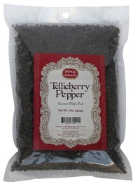 Spicy World Peppercorn (Whole)-Black Tellicherry， 16 Oz. bag