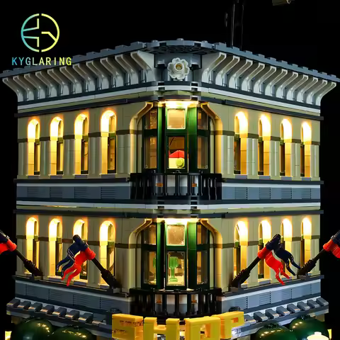 Kyglaring Led Lighting Set For LEGO City Creator 10211 Grand Emporium Building Blocks