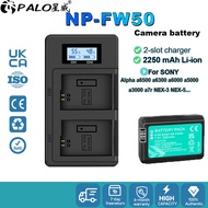 PALO NP-FW50 Charger Set / Charger / Battery  Sony camera  FW50 /NP-FW50 2250mAh