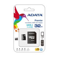 [3C Station] ADATA 32GB 64GB 128GB Memory Card With Transfer Large Capacity TF SD