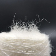 White Mohair Fine Wool Yarn Soft Fluffy Knitting Yarn DIY Crochet Cotton yarn Woolen Knit Yarn