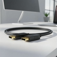 1.8M DisplayPort Cable Compatible with 4K TV, PC, Laptop, Monitor, HD Video, Audio  1.8M Kabel Displ