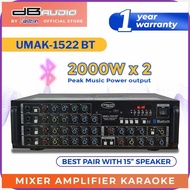 DB@iB,Audio{H_by~j?Astron*R?UMAK-1522BT*q?Mixer*k?Amplifier*r?|*R?2000W x 2 | Beat pair with 15 Spe