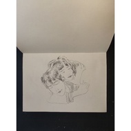 OWCREATIVE Birthday Card Sticker Potret Portrait Customised Couple Anniversary Friendship Unique Gif