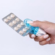 Tanokai - D-DV-日本取藥器便攜剝藥器藥品防汙神器便攜藥品分裝盒隨身藥盒