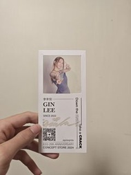 Gin Lee 簽名照片卡