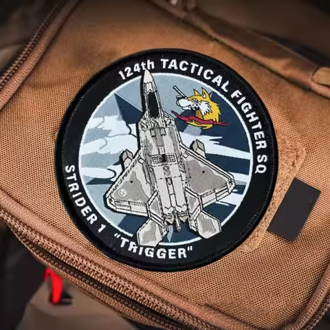 Ace Combat Game Surrounding Fabric Patch on Clothes Morale Badge Hook Loop Tactical Military Patches