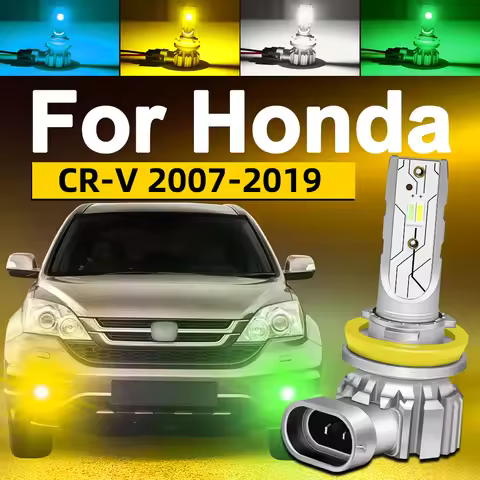 For Honda CR-V CRV 3 4 5 LED Fog Lights Front Fog Light 2007-2019 2018 2017 2016 2015 2014 2013 2012