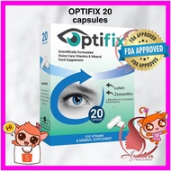 Authentic Optifix Eye Vision Care Supplement 20 Capsules