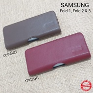 Sarung dompet hp samsung fold z fold 2 kulit asli