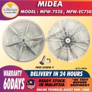 100% ORIGINAL MFW-752S / MFW-EC750 MIDEA WASHING MACHINE PULSATOR / MIDEA KIPAS MESIN BASUH