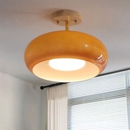 Persimmon Balcony Japanese-Style Cloakroom Covered Home Retro Entrance Bedroom Light Aisle Light Med