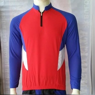 Long sleeve plain cycling jersey 04
