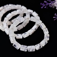 稀有頂級 白髮晶幽靈水晶 清透 異象 幻影 手鍊 手串 限量 禮物