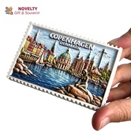 Denmark MDF fridge magnet souvenirs from Europe