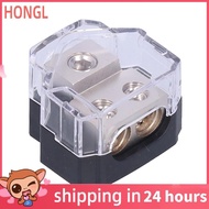 Honglai8 Power Distribution Block  Copper Polycarbonate Fire Protection 0/4 Gauge In Fuse Holder for
