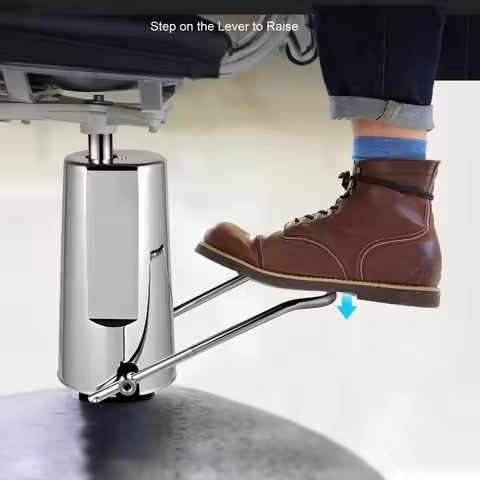 11cm/4.3in Chair Hydralic Pump Replacement Adjustable for Barber Salon Office, Universal Base Diagon
