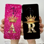 For Vivo S1 Pro Fashion Initial Letter Couple Phone Case Vivo S1Pro 1920 1920_20 Soft Silicone TPU L