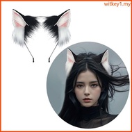 WIT Cats Tail Costume Furry Ear Headband Furry Tail Halloween Cosplay Accessories