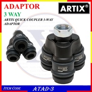 ARTIX QUICK COUPLER 2-WAY & 3-WAY ADAPTOR ATAD-2 (2 WAY) ATAD-3 (3 WAY)