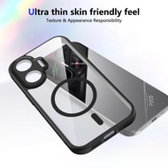 Redmi Turbo 4 Pro Case Frosted Transparent Magnetic Casing For Redmi Turbo 4 Pro 5G Phone Case