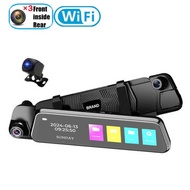 1 0 8 p Three Recording W I F Full Screen Streaming Media Inch Driving Recorder HD Touch Internal Mo