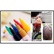 Motor & car cat calar paint touch up maker pen tire tyre tayar car body kereta color colorfu