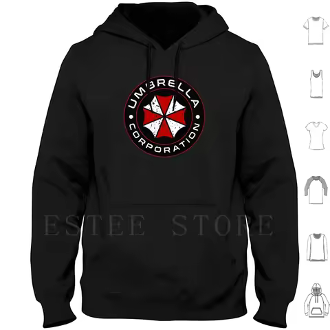 Umbrella Corporation Hoodies Jill Valentine The Walking Dead Claire Redfield Death Dead Undead T Hal