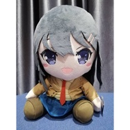Rascal Series Big Plush Anime Doll ~Sakurajima Mai~ My Sick Dream Story Size 13 Inches