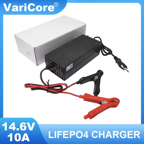 VariCore 12V 10A 14.6V/12.8V 10A Lifepo4 Charger 110-220V 4S 12V High Power Charger For Lithium iron