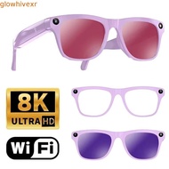 GLOWHIVE AI Smart Glasses, 8MP HD Camera Video Recording Smart AI Glasses, Multifunctional Photo Rec