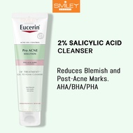 Eucerin Pro Acne Solution 3x Treatment Gel To Foam Cleanser Acne Mark Blemish AHA BHA PHA Salicylic Acid Pimple Oily