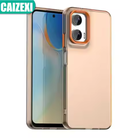 For Motorola Moto G35 5G Case Matte Candy Translucent Case For Moto G35 G 35 MotoG35 Camera Lens Pro