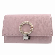 近全新寶格麗 寶格麗 寶格麗 粉紅皮革六鑰匙包 0178 [二手] BVLGARI