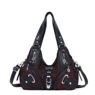 Authentic 100% Angel Kiss bag Retro vintage single-shoulder crossbody large capacity multi-pocket so