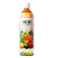 波蜜果菜汁 1箱580mlX24瓶 特價490元 每瓶平均單價20.41元