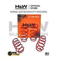 Honda Jazz GE/GK/City GM2/GM6 - H&W S1 Series Sport Spring