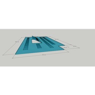 CUSTOM ACRYLIC AQUARIUM COVER 60 X 30 CM - LASSER CUTTING