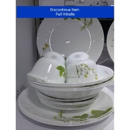 Herb Corelle Dinner Set 20 Pcs with Vitralle cups - (Discontinue set)