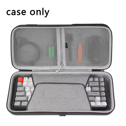 Geekria Keyboard Case with Wrist Rest Support for 84 Key Keyboard, Compatible with AULA F75, Keychro