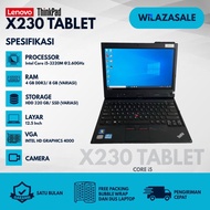 Laptop Bekas Lenovo Thinkpad X220 Tablet &amp; X230 Tablet Core i5