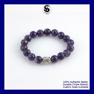 Feng Shui Alley Amethyst Anti Stress Bracelets