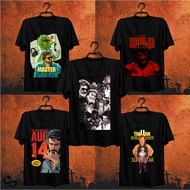 Baju Coolie Rajini Polo T Shirt SUPER STAR RAJINI Shirt Coolie Movie Cotton top#01  S-5XL