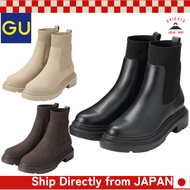 GU Ribbed Knit Sock Boots 【Direct from Japan】