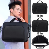 15.6 Inch 17 In Laptop Bag Business Portable Nylon Handbags Laptop Shoulder Briefcase Zipper Anti-th