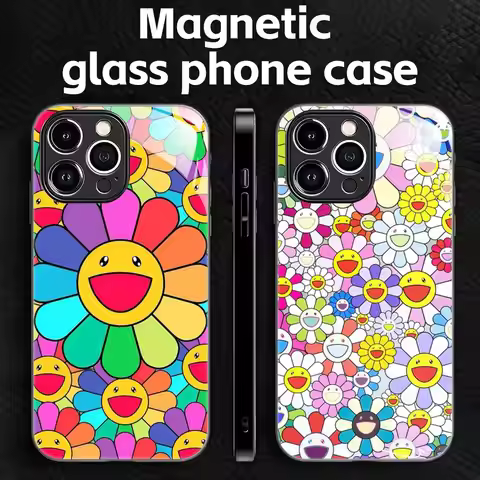Phone Case For iPhone17 16 15 14 13 12 11 X XR XS 8 Plus Mini Pro Max M-Murakami T-Takash Painting G