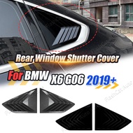 G06 X6 Car Rear Window Side Vent Shutter Louver Cover Trim Sticker Car Accessories For BMW X6 Series